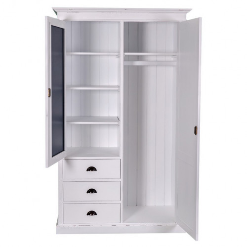 Armoire ROMANE en pin massif - 120x59x197 cm