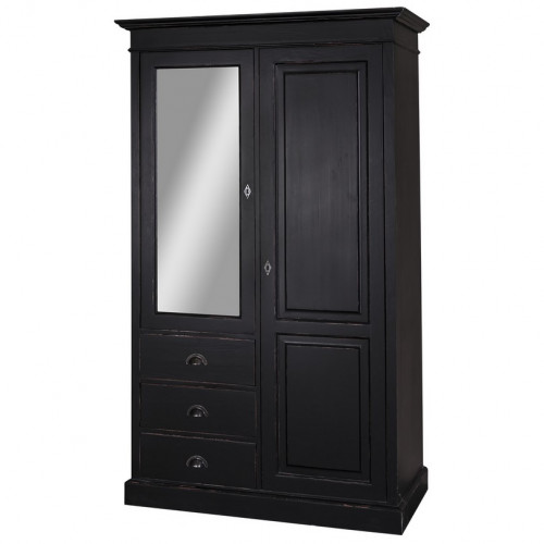 Armoire ROMANE en pin massif - 120x59x197 cm