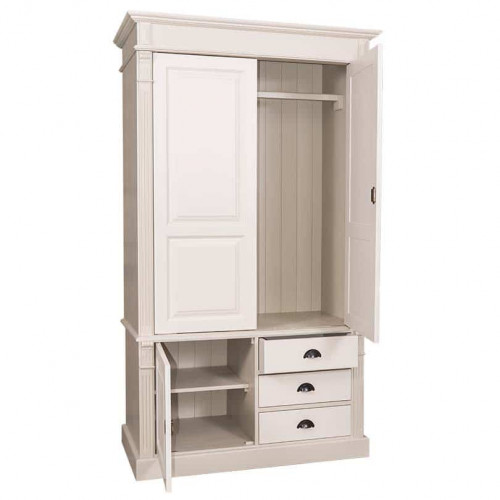 Armoire ROMANE en pin massif - 120x59x210 cm