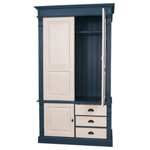 Armoire ROMANE en pin massif - 120x59x210 cm