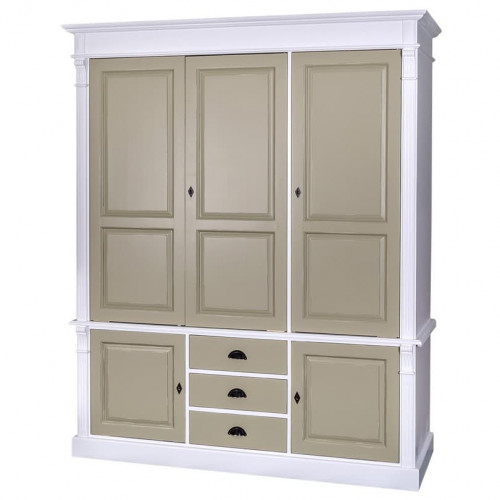 Armoire 5 portes et 3 tiroirs ROMANE