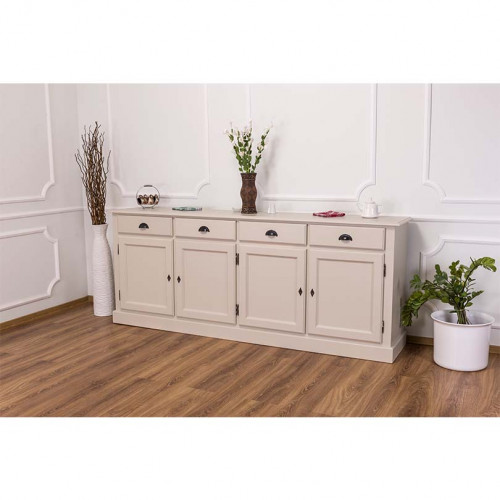 Enfilade ROMANE en bois massif - 224x45x90 cm