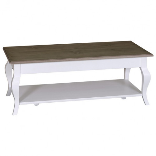 Table de salon en pin massif ROMANE - 120x60x45