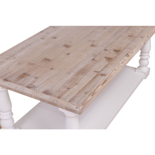 Table basse en bois massif ROMANE - 120x65x48 cm