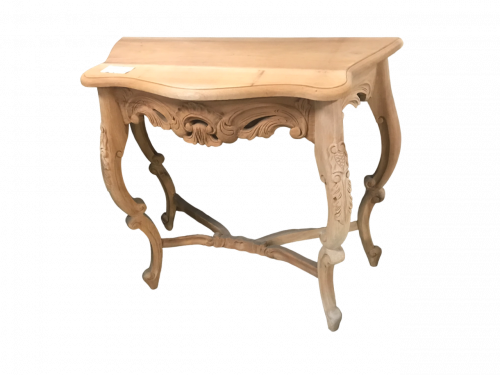 Console sculptée en Teck