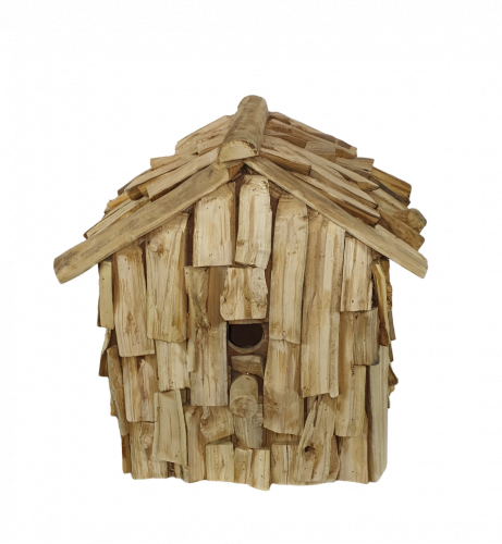 Maisonnette pour oiseaux carré