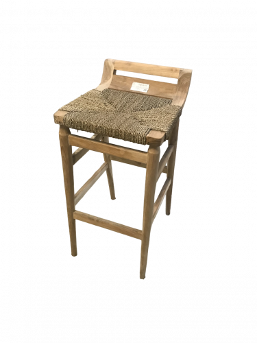 Tabouret de bar en Teck