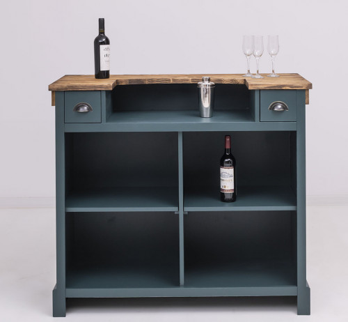 Comptoir Bar en pin Massif - 120x51x107cm