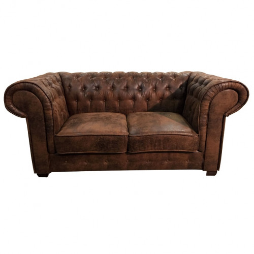 Canapé chesterfield 2 places - 175x94x77 cm