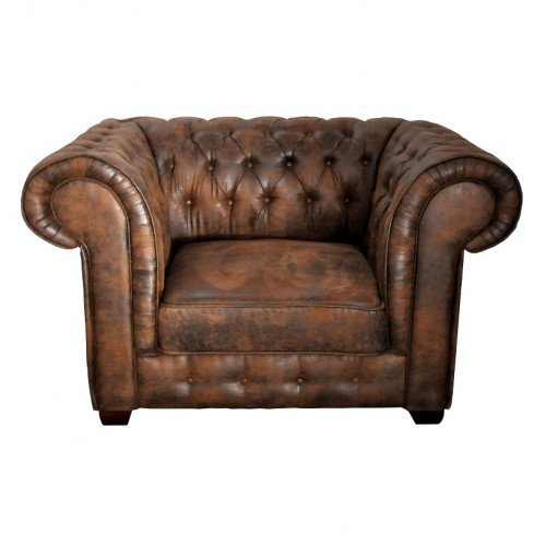 Fauteuil chesterfield - 127x88x76 cm