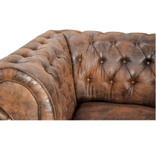 Fauteuil chesterfield - 121x94x77 cm