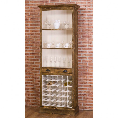 Fond de Bar avec range bouteilles - 78x41x210 cm