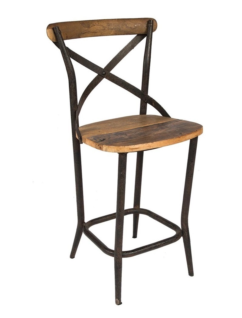 Chaise de bar Retro bois : commandez nos chaises de bar Retro bois