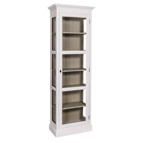 Vitrine Etagère Colonne ROMANE - 75x40x220 cm