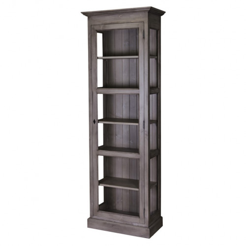 Vitrine Etagère Colonne ROMANE - 75x40x220 cm