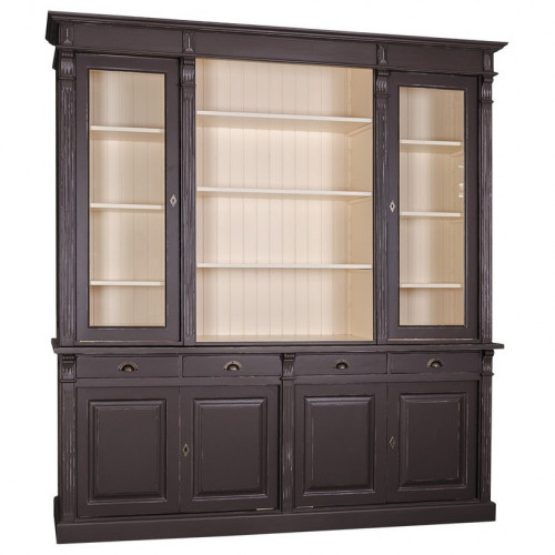 Buffet Vaisselier avec 4 tiroirs et 6 portes | 223x51x240cm