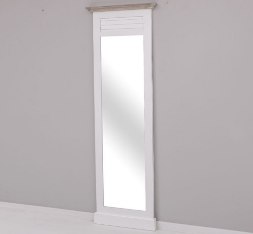 Miroir en bois Massif ROMANE - 65x8x105cm
