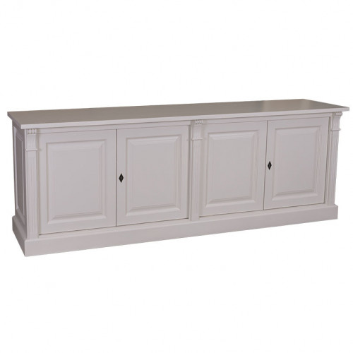 Bas de Buffet 4 Portes 1 Tablette ROMANE | 219x51x78cm