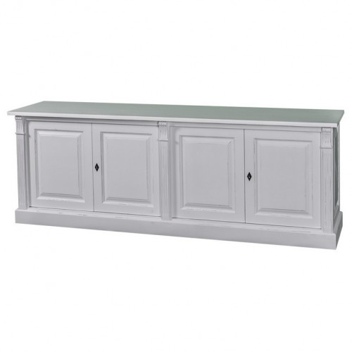 Bas de Buffet 4 Portes 1 Tablette ROMANE | 219x51x78cm