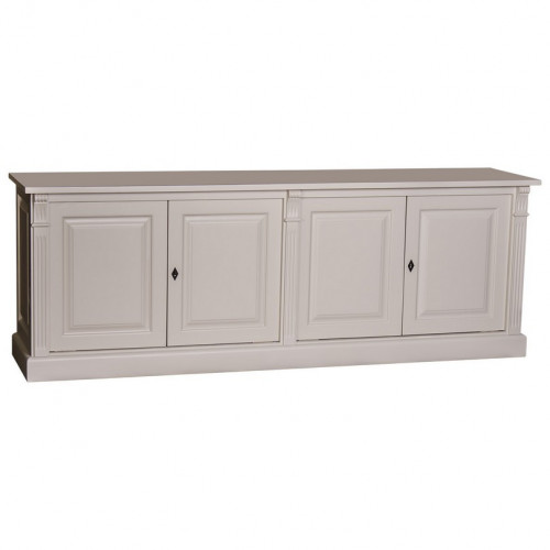 Bas de Buffet 4 Portes 1 Tablette ROMANE | 219x51x78cm