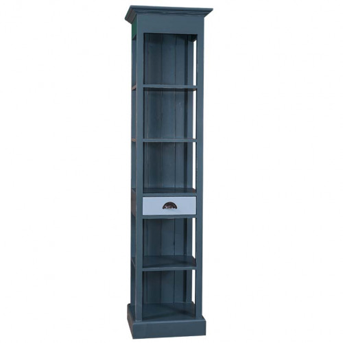 Etagère Colonne ROMANE en bois massif - 50x39x197 cm