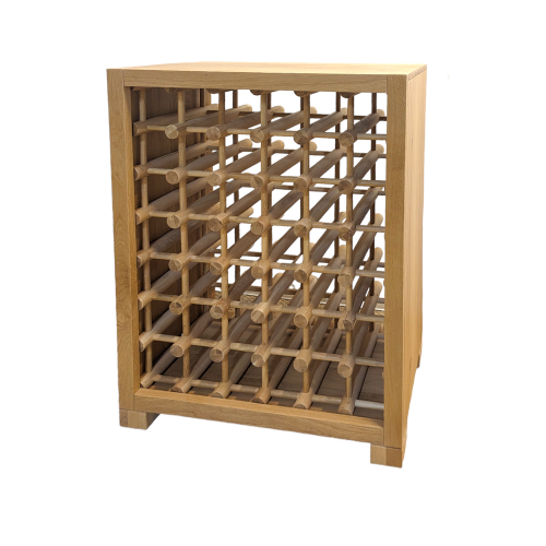 Range bouteille en Chêne massif - 68x90x35