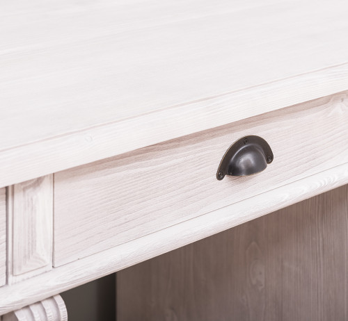 Bureau en bois massif ROMANE - 140x70x78 cm