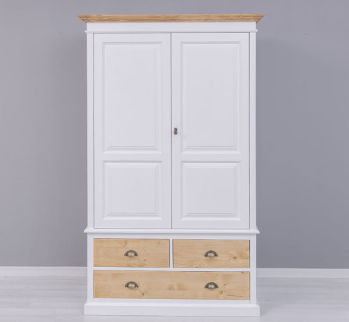 Armoire ROMANE en pin massif - 120x59x197 cm