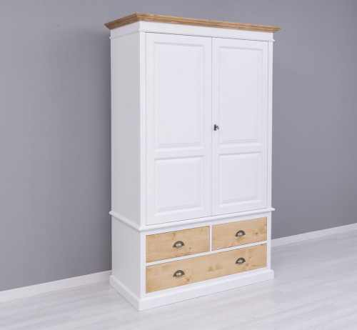 Armoire ROMANE en pin massif - 120x59x197 cm