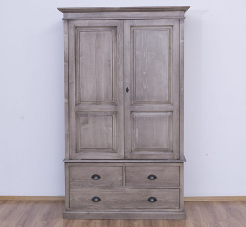 Armoire ROMANE en pin massif - 120x59x197 cm