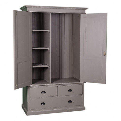 Armoire ROMANE en pin massif - 120x59x197 cm