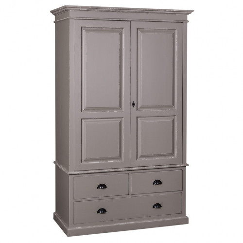 Armoire ROMANE en pin massif - 120x59x197 cm