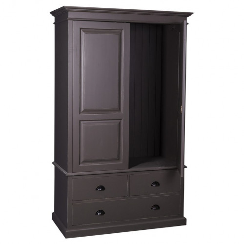 Armoire ROMANE en pin massif - 120x59x197 cm