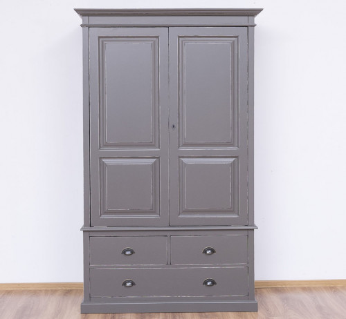 Armoire ROMANE en pin massif - 120x59x197 cm