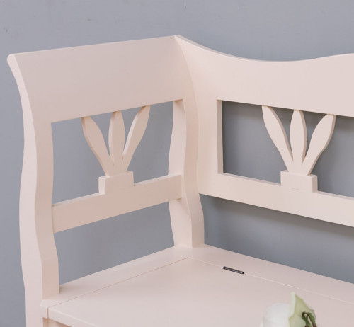 Banc coffre en bois massif