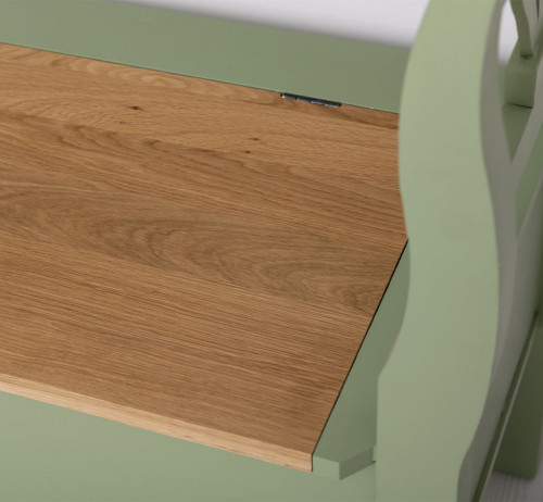 Banc coffre en bois massif