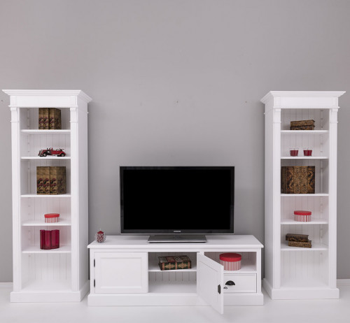 Bibliothèque Etagère Colonne ROMANE - 70x39x197 cm