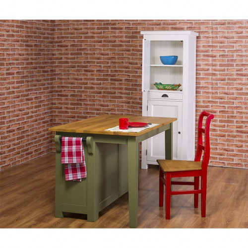 Colonne de cuisine ROMANE en bois massif - 67x50x180