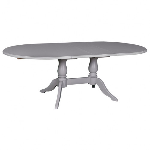 Table ovale extensible en bois massif ROMANE - 160/230x120x78 cm