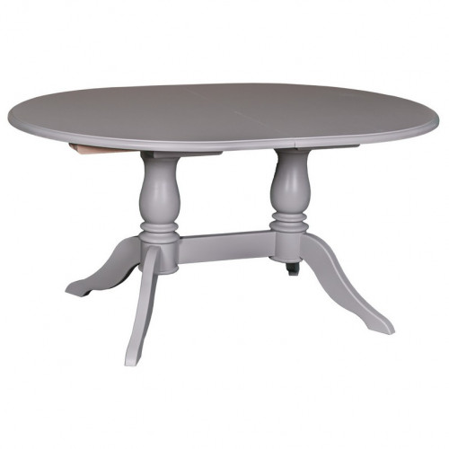 Table ovale extensible en bois massif ROMANE - 160/230x120x78 cm