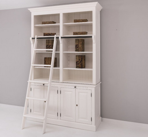 Bibliothèque 2 corps ROMANE - 159x51x244 cm