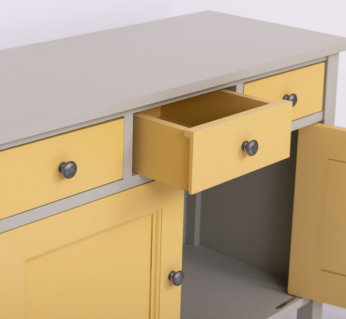 Buffet d'appoint 2 portes et 3 tiroirs