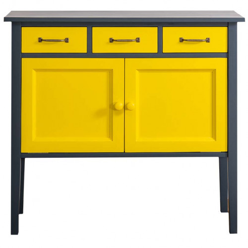 Buffet d'appoint 2 portes et 3 tiroirs
