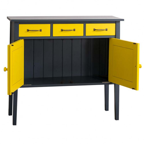 Buffet d'appoint 2 portes et 3 tiroirs