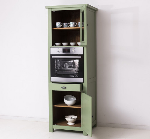 Colonne de cuisine ROMANE avec emplacement pour un four encastrable - 76x65x220 cm