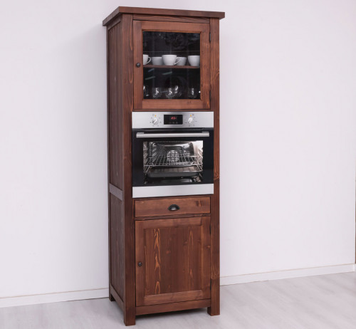 Colonne de cuisine ROMANE avec emplacement pour un four encastrable - 76x65x220 cm