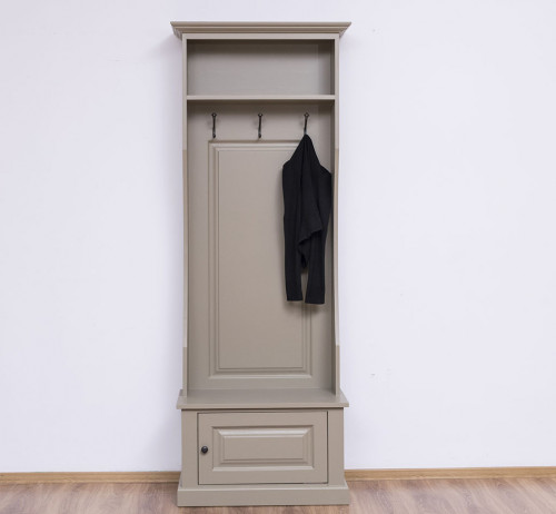 Vestiaire en pin massif ROMANE - 79x41x210 cm