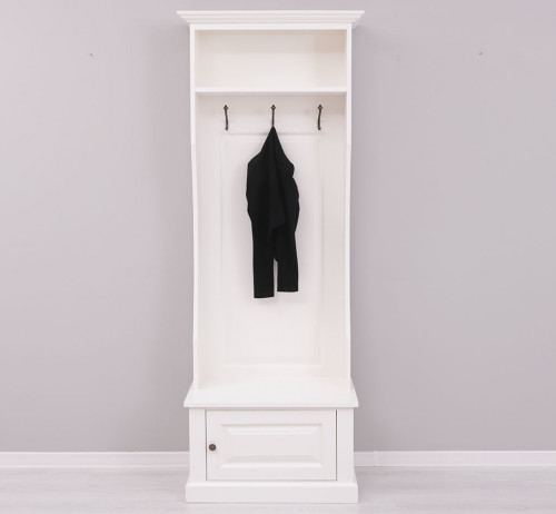Vestiaire en pin massif ROMANE - 79x41x210 cm