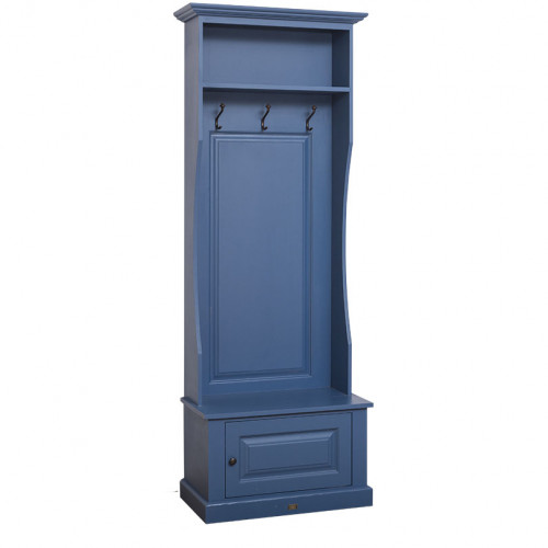 Vestiaire en pin massif ROMANE - 79x41x210 cm