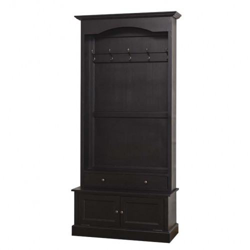 Vestiaire en pin massif ROMANE - 100x41x210 cm